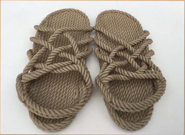 Women's Natural Rope Sandals